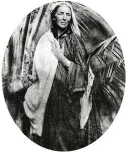 Women in Botany - black and white portrait of female botanist Marianne North