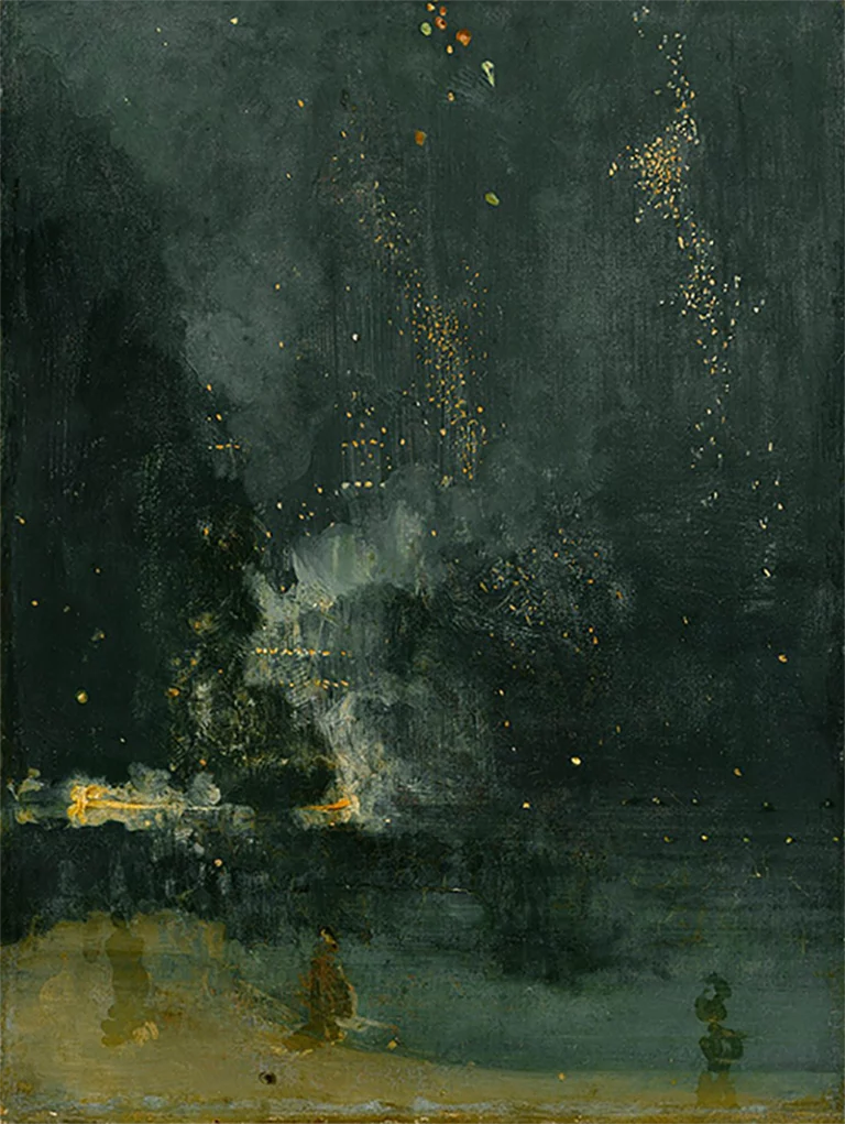 James McNeill Whistler, Nocturne in Black and Gold: The Falling Rocket, 1875